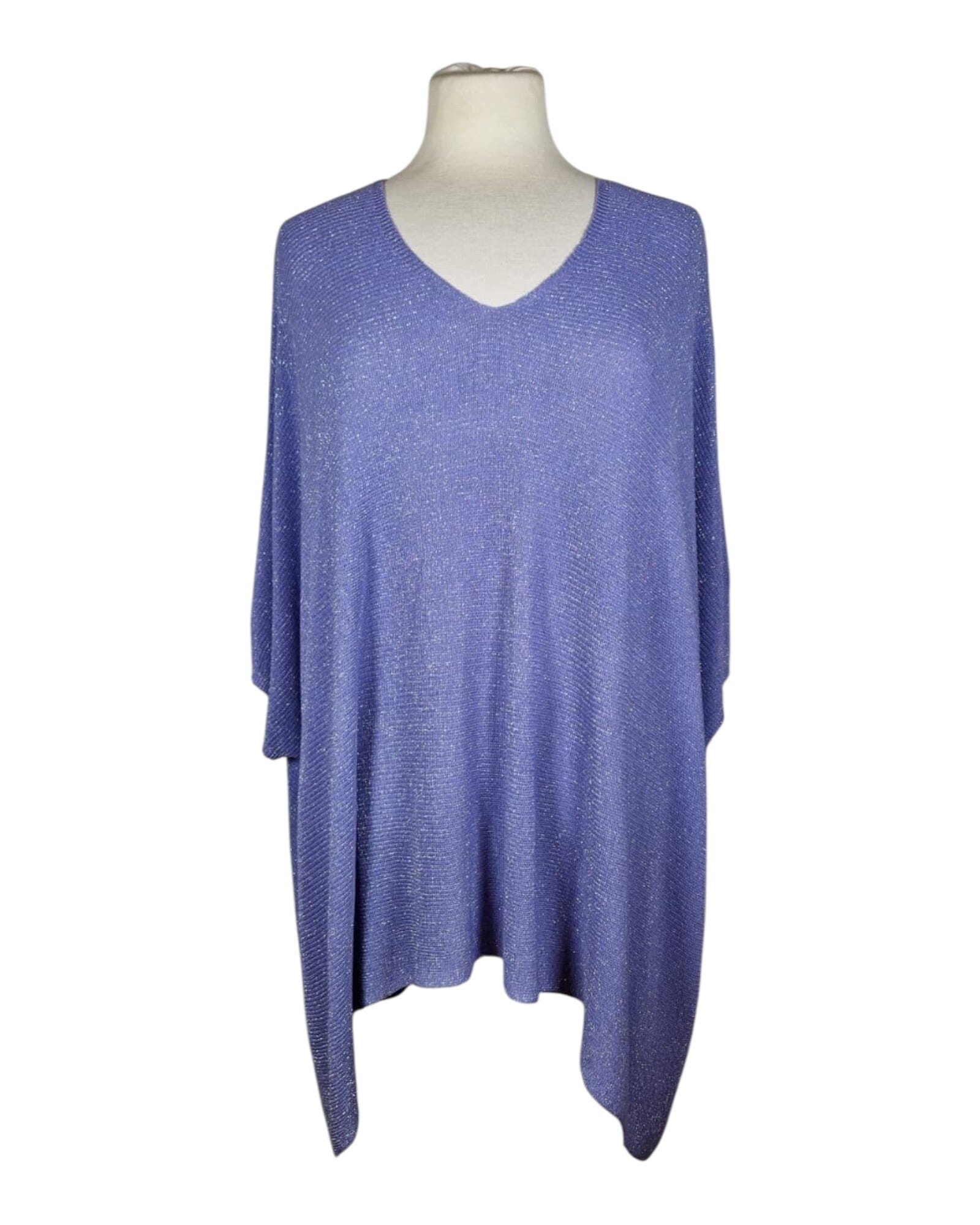 Sommerponcho Poncho Kolibri Ulm Flieder-11 Einheitsgröße 