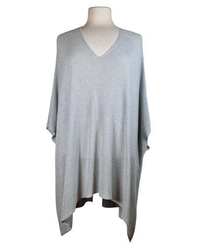 Sommerponcho Poncho Kolibri Ulm Light Grey-6 Einheitsgröße 