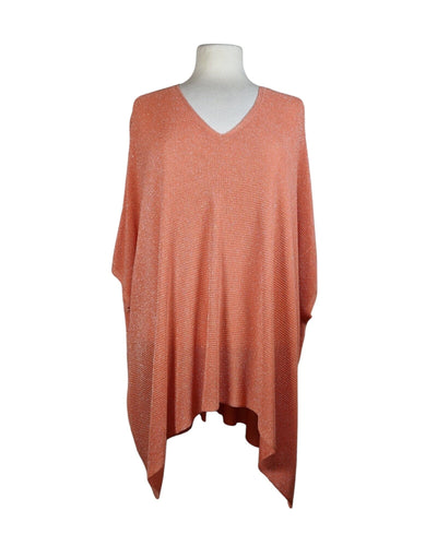 Sommerponcho Poncho Kolibri Ulm Light Orange-17 Einheitsgröße 