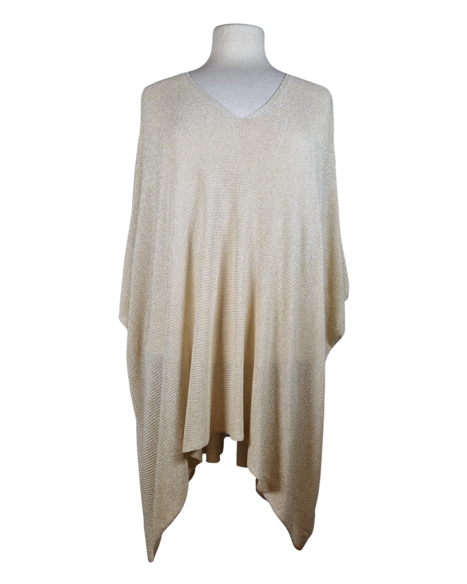 Sommerponcho Poncho Kolibri Ulm Sand-4A Einheitsgröße 