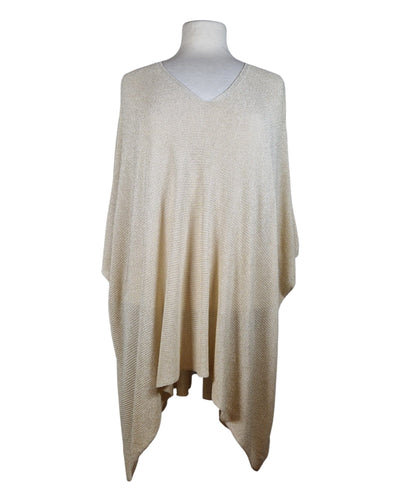 Sommerponcho Poncho Kolibri Ulm Sand-4A Einheitsgröße 