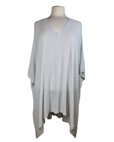 Sommerponcho Poncho Kolibri Ulm White-2 Einheitsgröße 