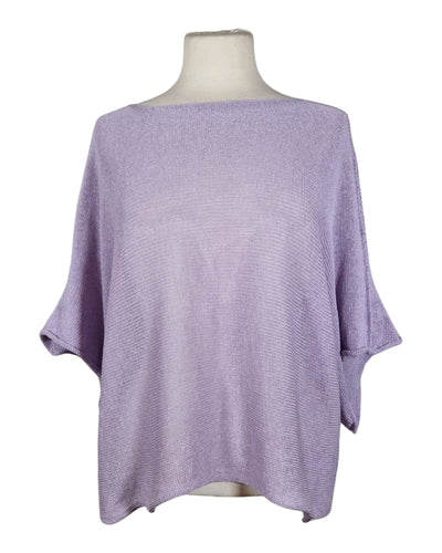 Sommerpullover Kurzarm Pullover Kolibri Ulm Flieder Einheitsgröße 