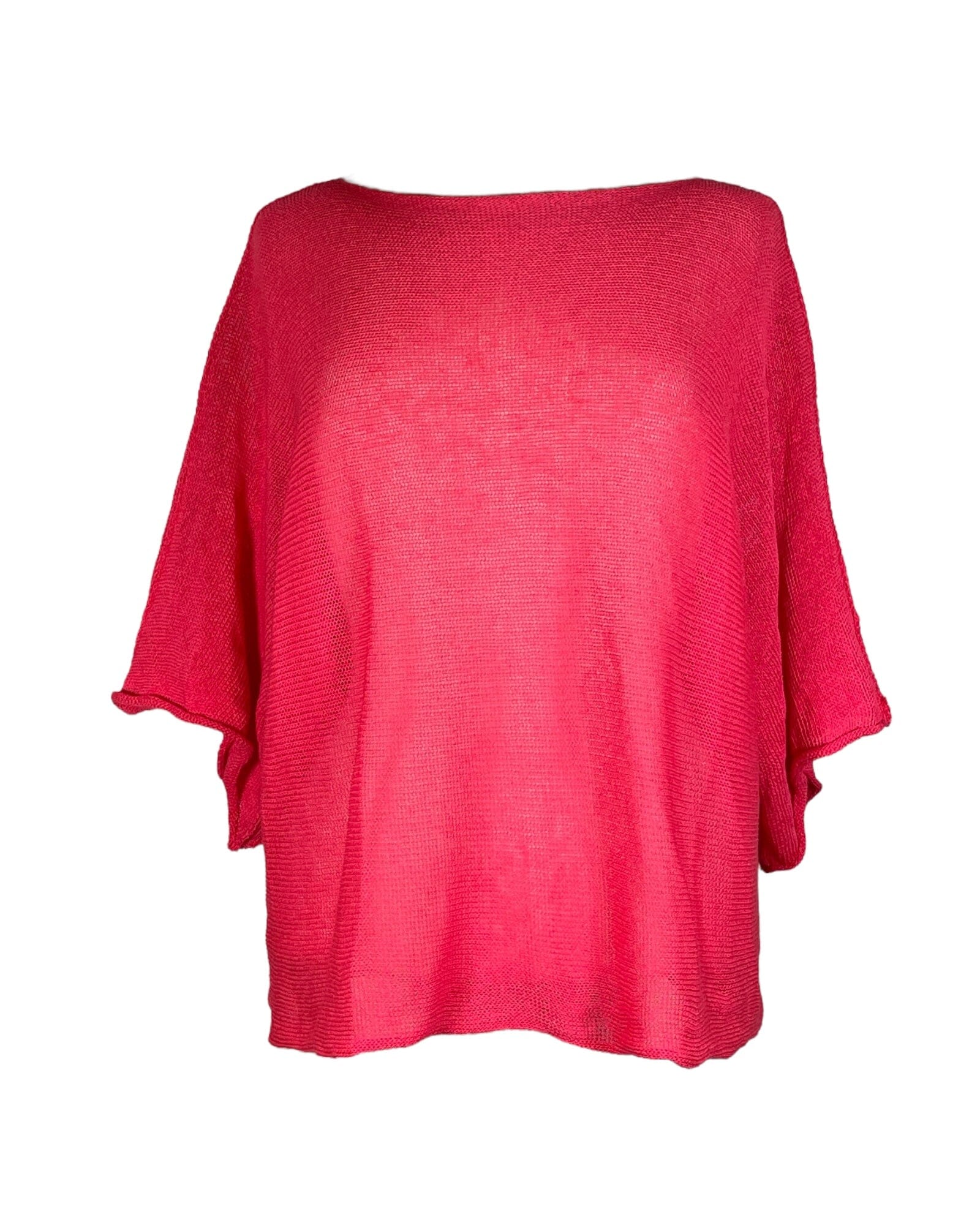 Sommerpullover Kurzarm Pullover Kolibri Ulm Koralle Einheitsgröße 