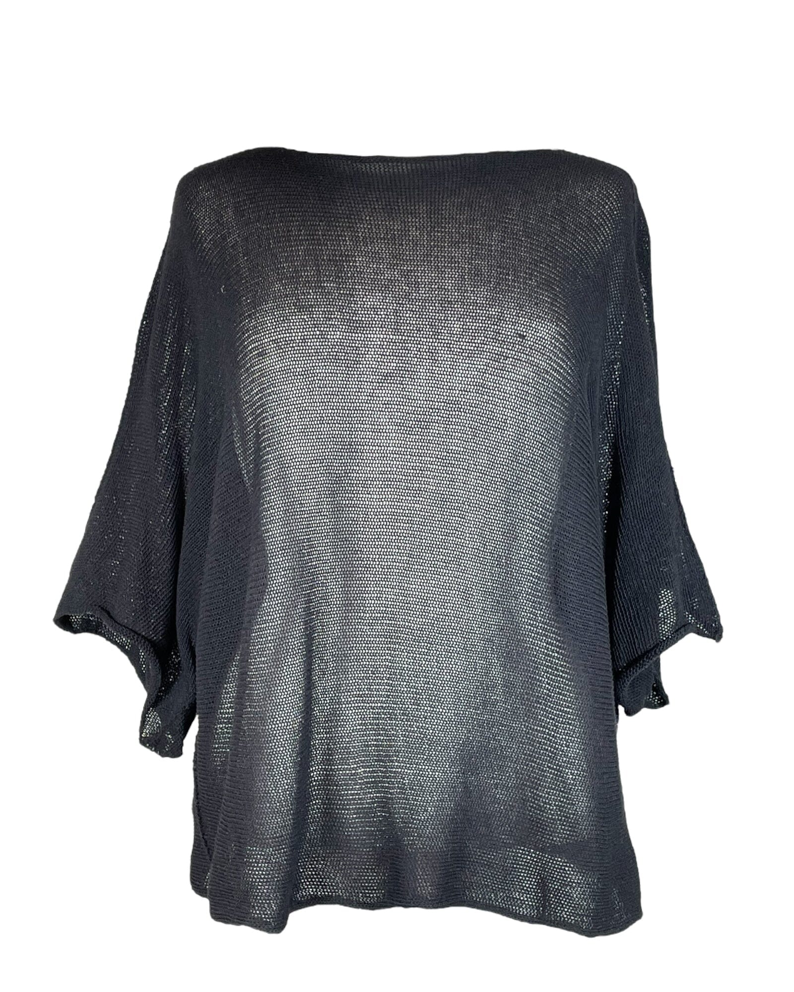 Sommerpullover Kurzarm Pullover Kolibri Ulm Schwarz Einheitsgröße 