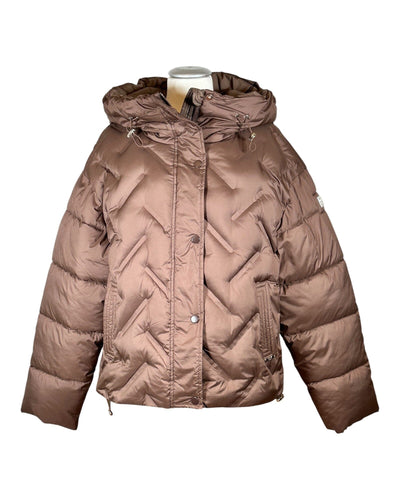 Steppjacke Kurz Jacke Funk 880 Dunkelbraun 36 