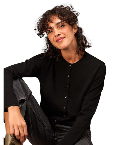 Strickjacke Strickjacke Nile Black S 