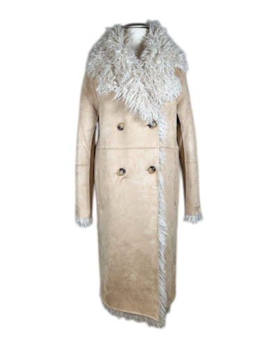Suleen Long Coat Mantel Rino&Pelle 11319 Beige Birch 36 
