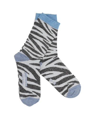 Summer Glam II Socken UNIO 04 Zebra Blue 36-38 
