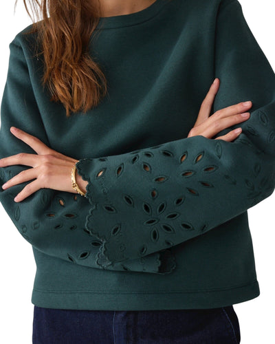 Sweat Embroidered Sweatshirt Summum Woman 