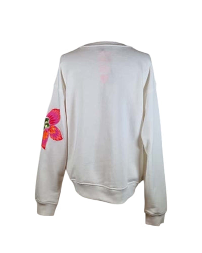 Sweat Flower Pailletten Sweatshirt Grace 