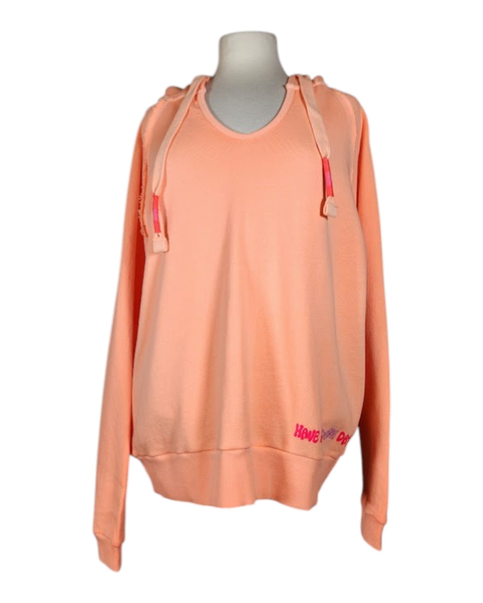 Sweat Hoodie Sweater Grace 453 Lightorange Neon S 