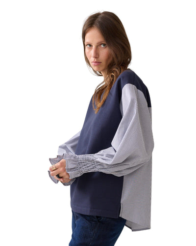 Sweat Mix Sweatshirt Summum Woman 