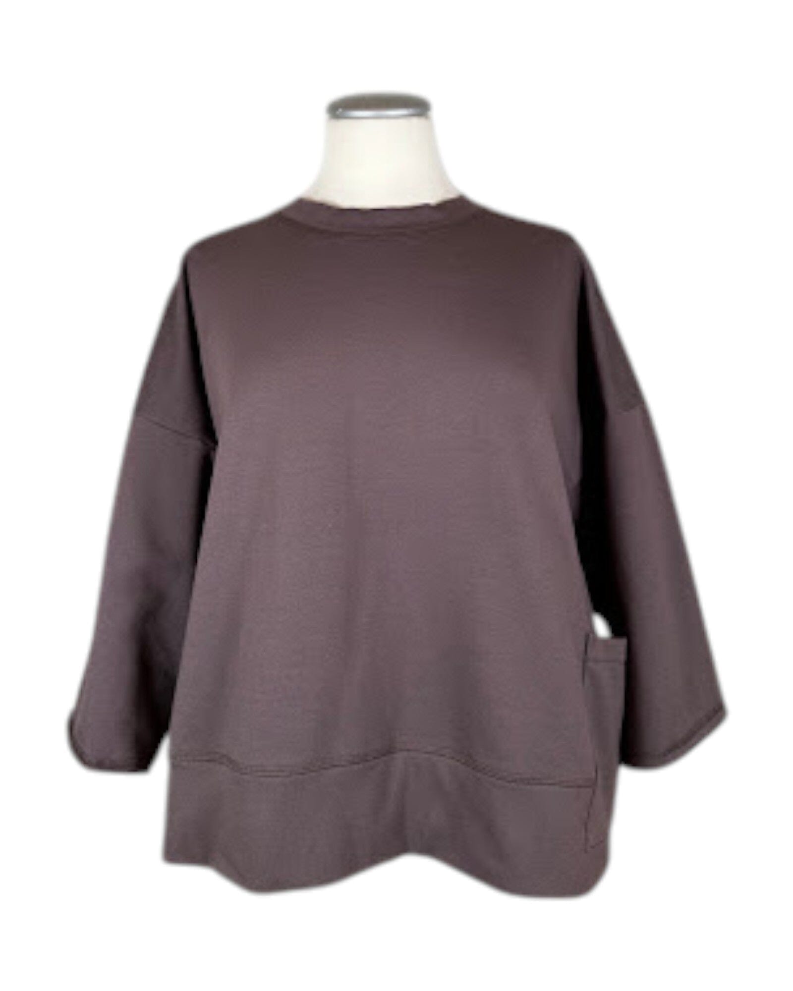 Sweat Pocket Pulli Sweatshirt Hindahl & Skudelny Schoko S 