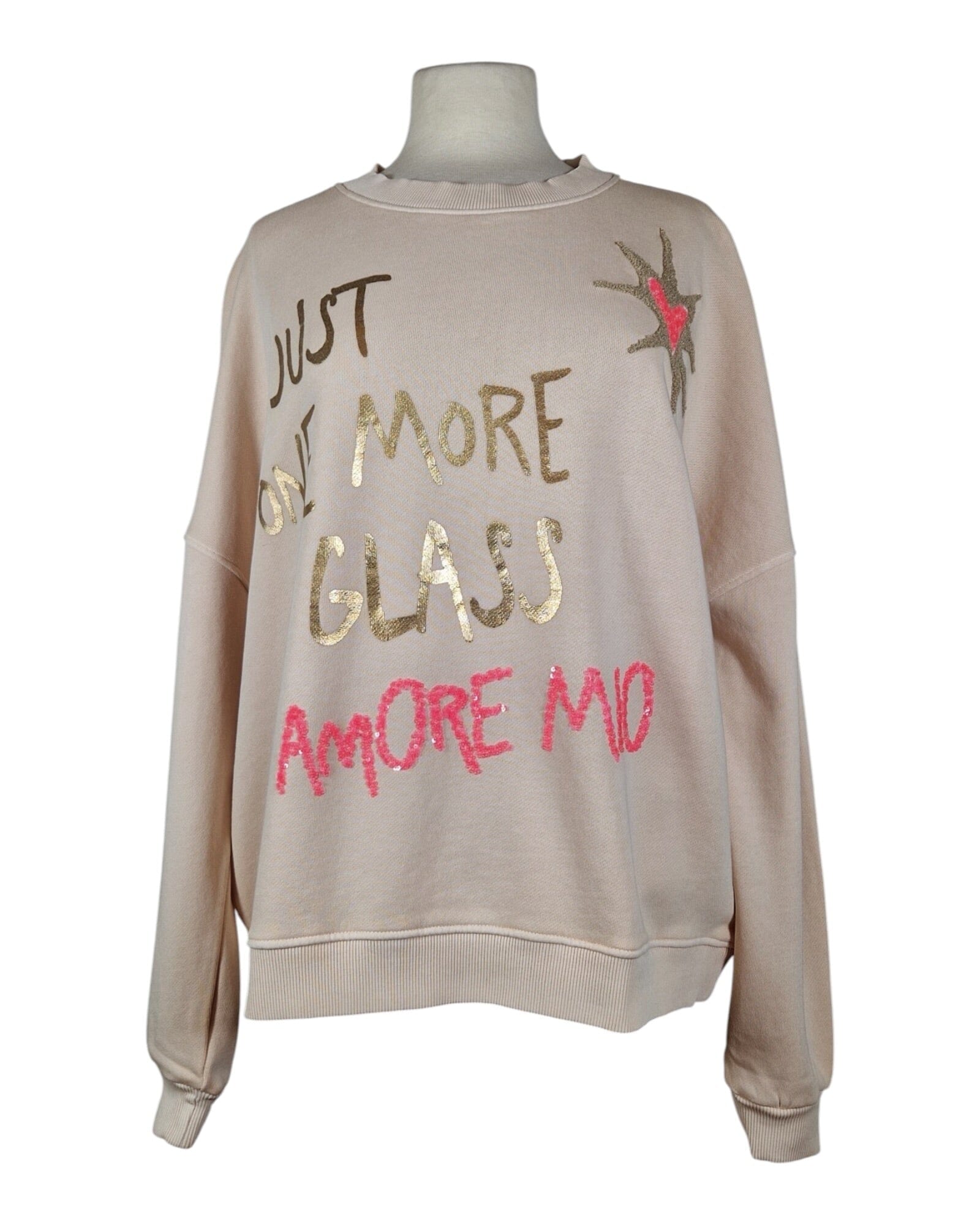 Sweatshirt Amore Sweatshirt Grace 103 Cream S 