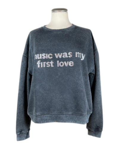 Sweatshirt MUSIC Sweatshirt Grace 218 Dark Grey S 
