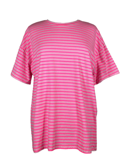 T-Shirt gestreift T-Shirt Kolibri Ulm Rosa/Pink Einheitsgröße 