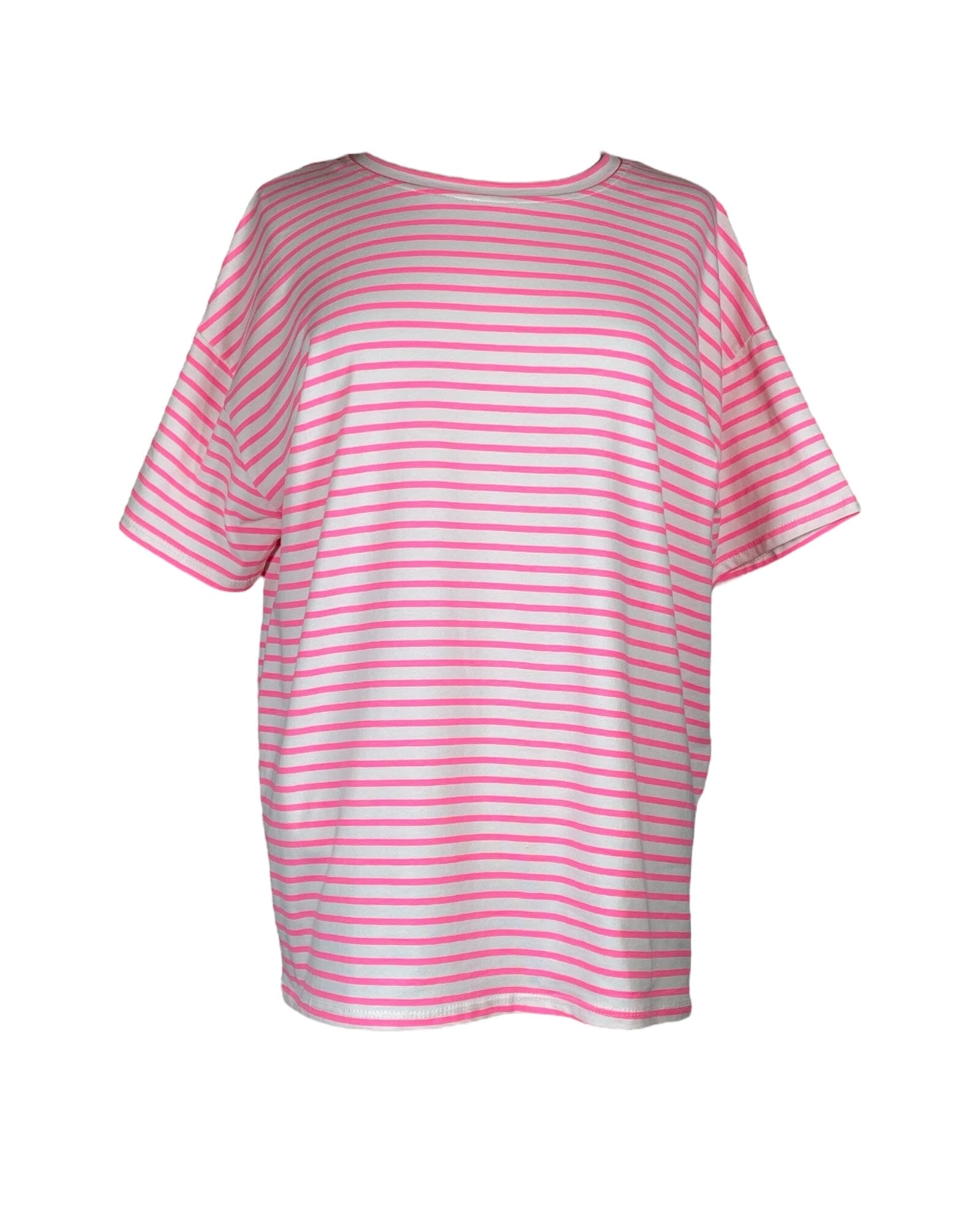 T-Shirt gestreift T-Shirt Kolibri Ulm Rosa/Rot Einheitsgröße 