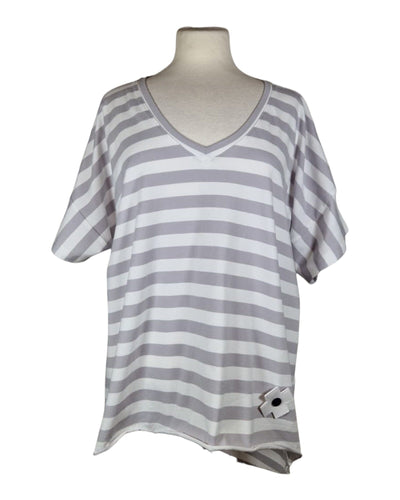 T T-Shirt Plü Cement Stripe S 