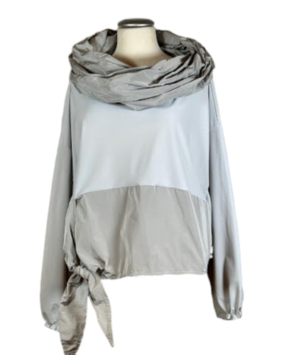 Taftshirt Shirt Zeitlos by Luana Hellgrau 38/40 