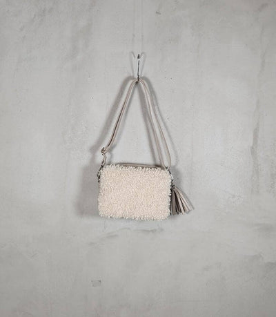 Teddy Umhängetasche Tasche Kolibri Ulm Offwhite 22cmx7cm 