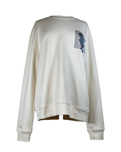 The Denim Face CN I Sweatshirt Goldgarn Denim 