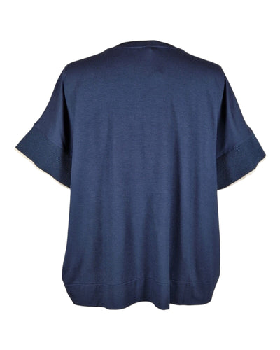 Top Boxy Knit Shirt Summum Woman 