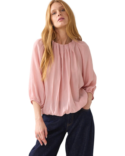 Top Cupro Bluse Summum Woman 523 Rose Quartz 36 