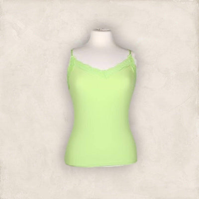 Top mit Spitze Top Olger Limegreen 