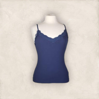 Top mit Spitze Top Olger Navyblau 