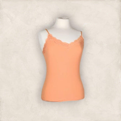 Top mit Spitze Top Olger Orange 