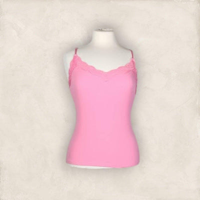 Top mit Spitze Top Olger Pink 