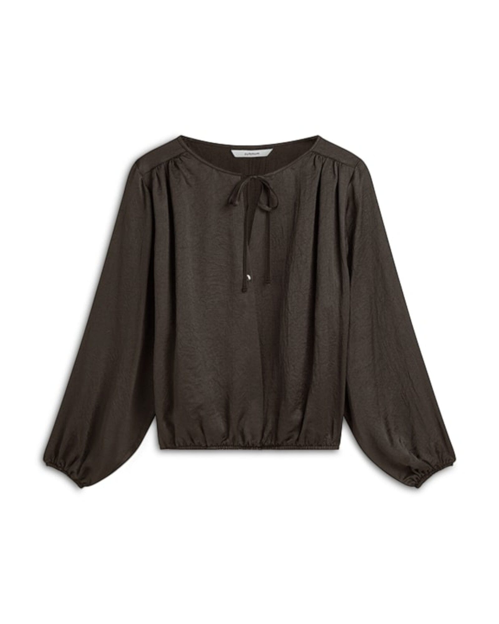 Top Silky Bluse Summum Woman 754 Dark Chocolate 36 