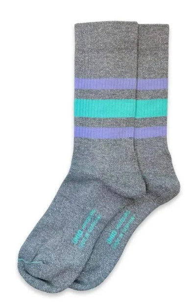 TORONTO GLITZI Socken UNIO Anthra/Lavender/Turquoise 36-38 