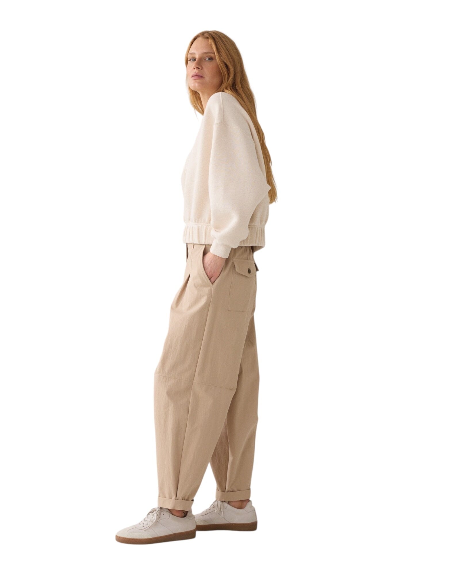 Trousers Balloon Fit Hose Summum Woman 