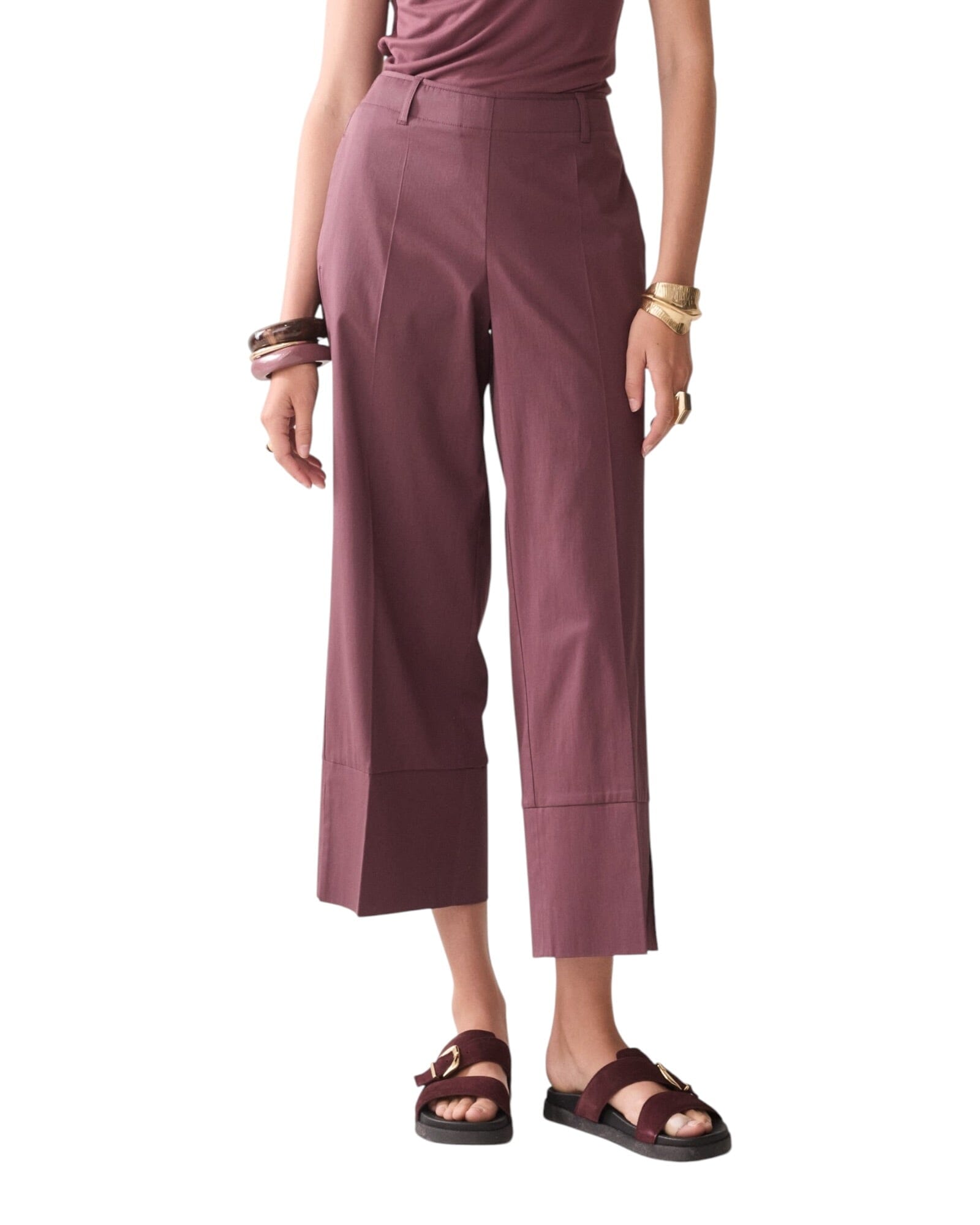 Trousers Cotton Hose Summum Woman 