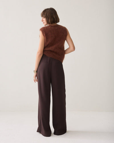 Trousers Wrap Fluid Hose Summum Woman 