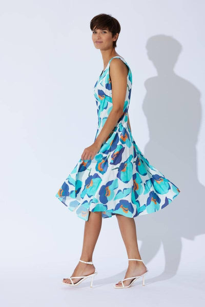 UFOO Kleid Kleid Fox's S051 Anemone Türkis 36 