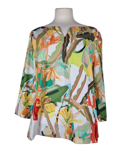 Ushiah Bluse Bluse Fox's S011 Yellow Green 38 