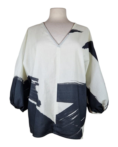 V-Bluse Print Bluse Hindahl & Skudelny Original S 