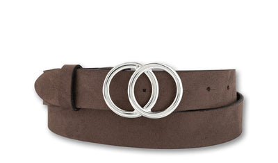 Veloursledergürtel Gürtel Bernd Götz 0064 Dunkelbraun 85cm 