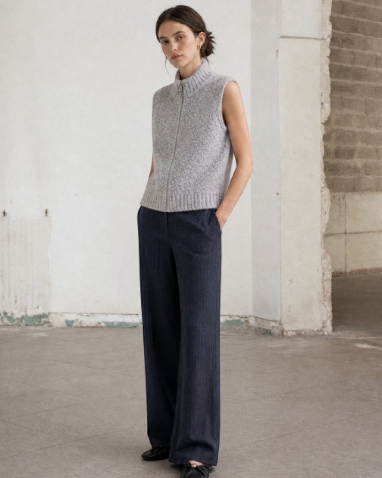 Viscose Wide Leg Pants Hose Jane Lushka 