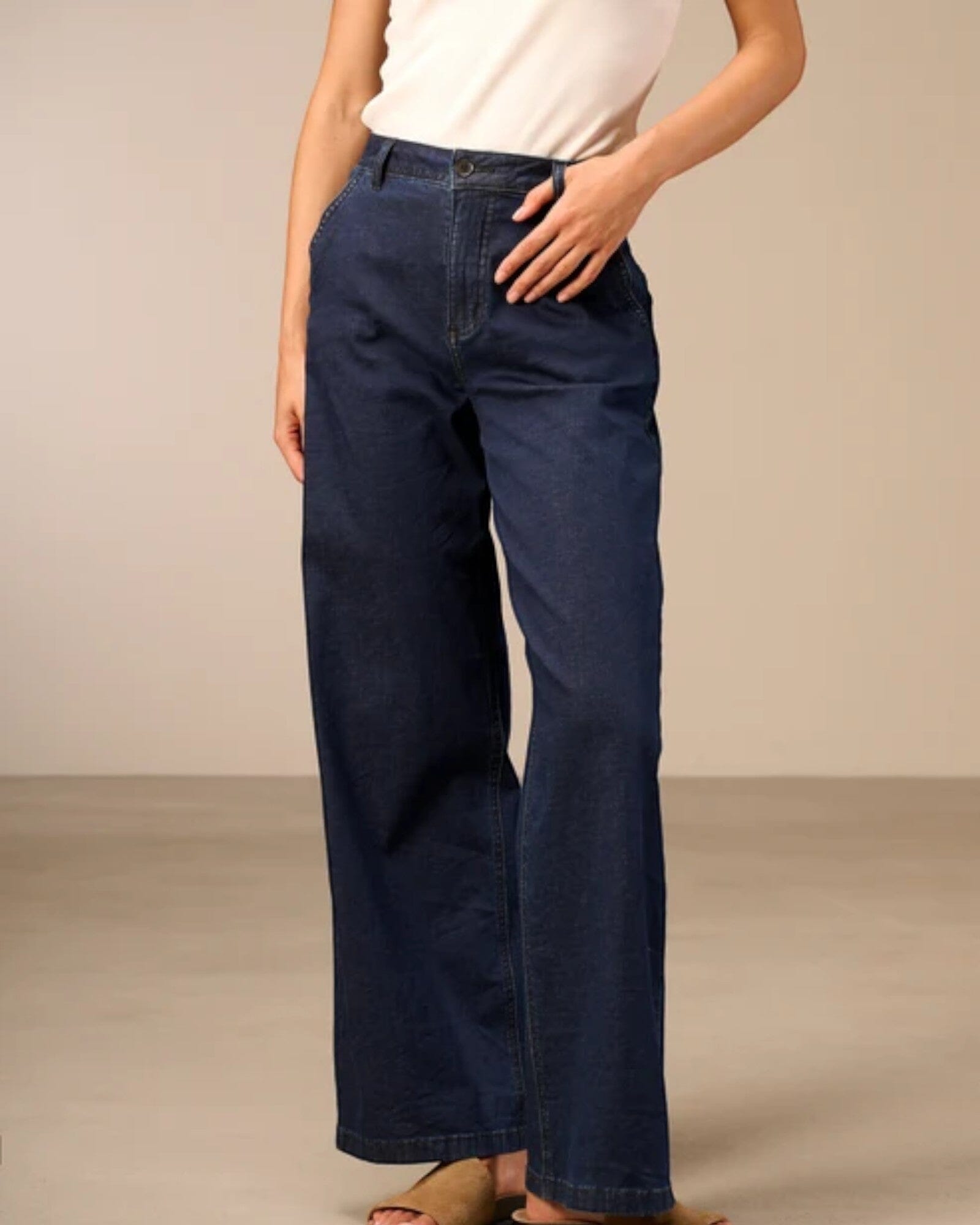 Wide Jeanshose Nile Raw Denim XS 