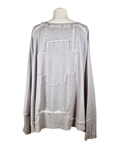 Wideshortsweat Sweatshirt Plü 
