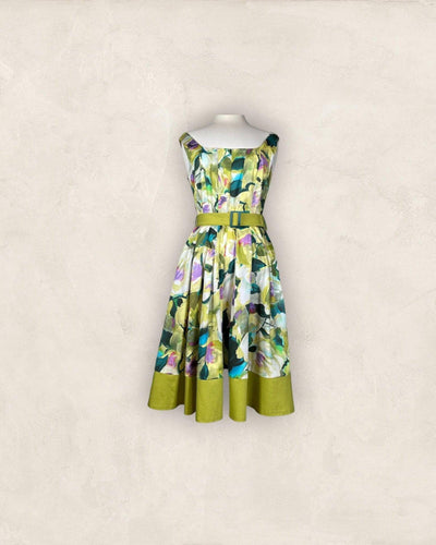 XYSHODA Kleid Fox's S070 Roses Green 36 