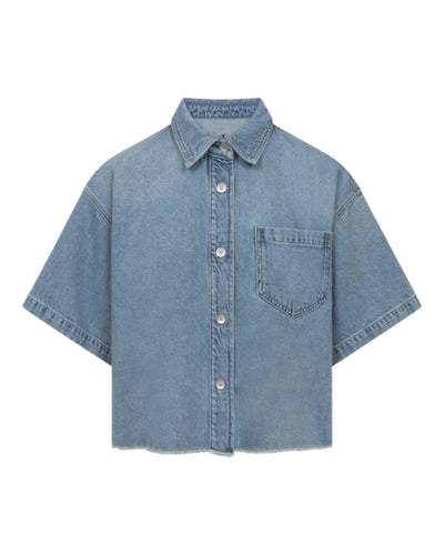 Zuri True Soft Denim Shirt Raffaello Rossi 825 Aqua 36 