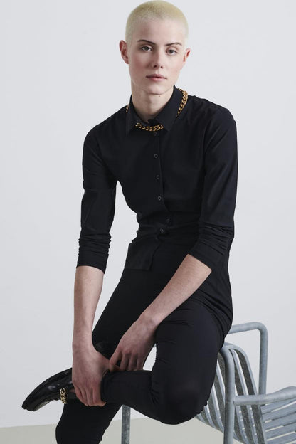 Jane Lushka - Bluse Betty technical Jersey - kolibri-ulm.de - Bluse, Damen, Oberteile, SS22, Tunika