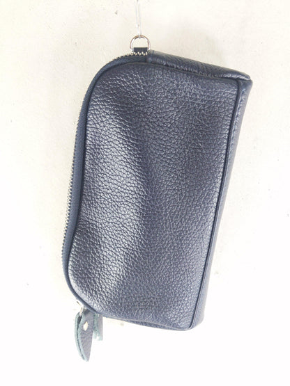 Kolibri Ulm - Kleine Ledertasche mit doppeltem Reißverschluss - kolibri-ulm.de - Accessoires, Bag, Handtasche, Handytasche, Leder, Ledertadsche, Ledertasche, Ledertaschen, Tasche