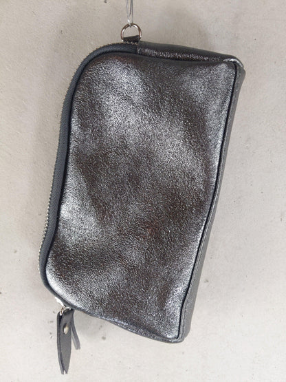 Kolibri Ulm - Kleine Ledertasche mit doppeltem Reißverschluss - kolibri-ulm.de - Accessoires, Bag, Handtasche, Handytasche, Leder, Ledertadsche, Ledertasche, Ledertaschen, Tasche