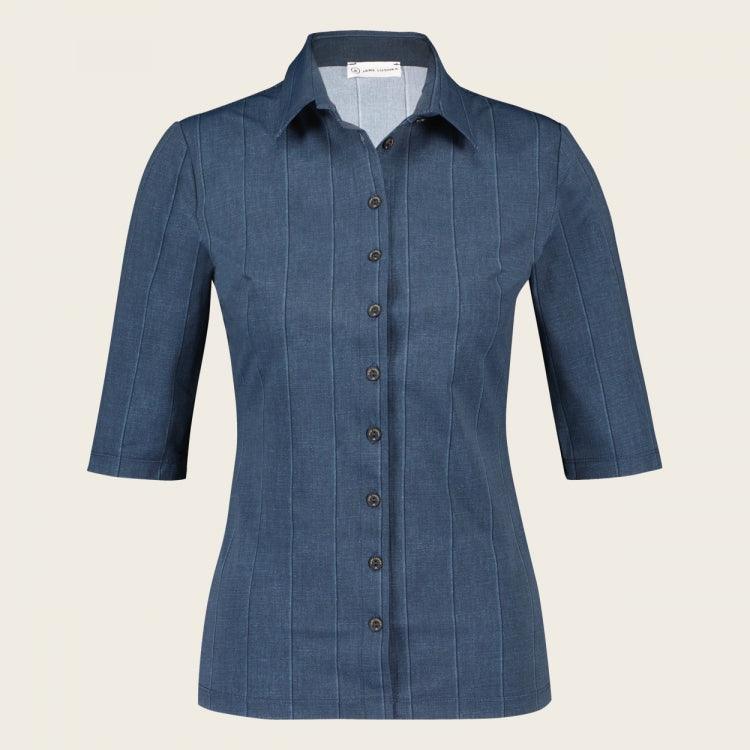 Jane Lushka - Bluse Kikkie/1 - kolibri-ulm.de - Bluse, Blusen, Damen, Oberteile, SS22, Textilien